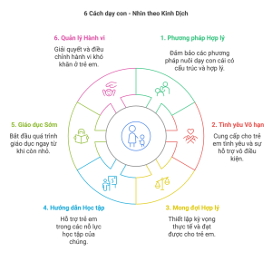 6 Cách dạy con – nhìn theo Kinh Dịch